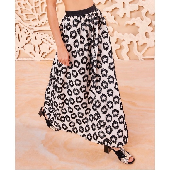 Ulla Johnson Maxi Floral Embroidered Auryn Skirt - Picture 4 of 6